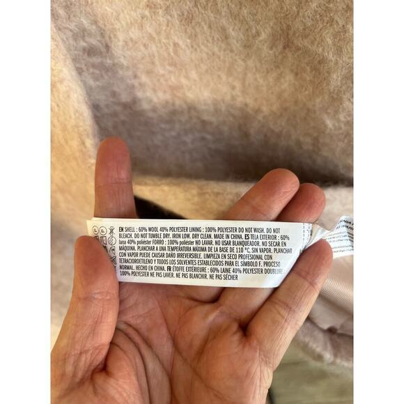 Anthropologie Grey Lab Woman Oversize Longline Wool Blend Coat, Size Med… - Picture 11 of 13